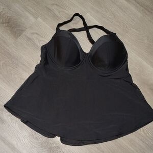 3/$10💥"AS IS" Black Women's Swim Bra Top Sz 1X